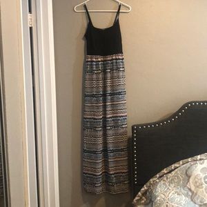 Forever 21 multi color long dress